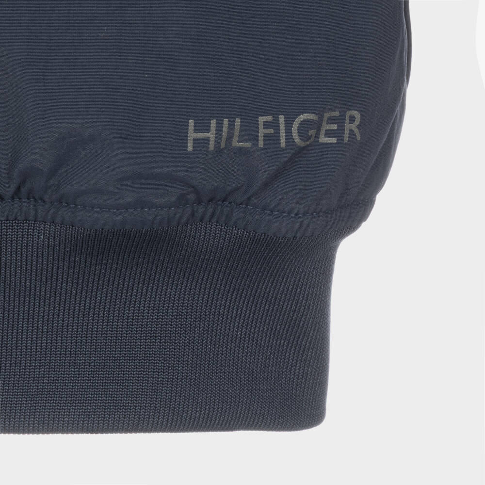 Tommy Hilfiger-Boys Navy Blue Padded Bomber Jacket | Childrensalon