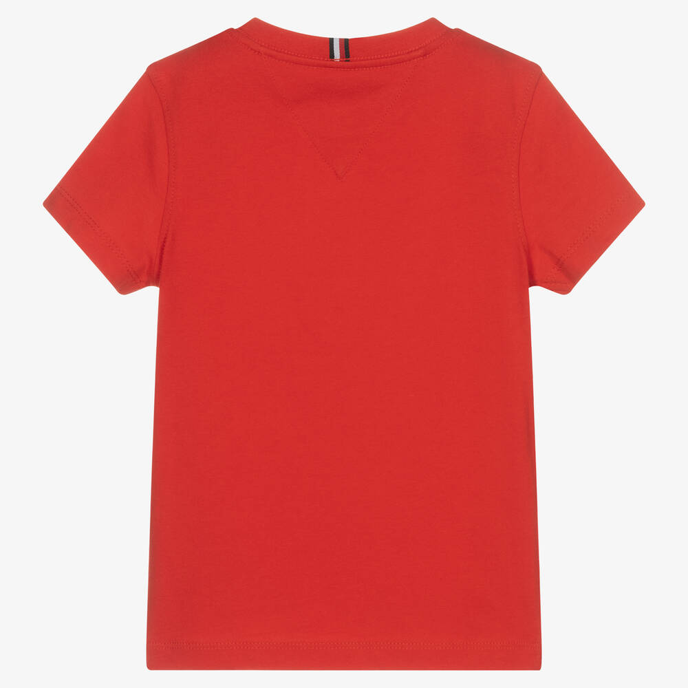 Moncler Enfant - Teen Boys Red Cotton Piqué Polo Shirt