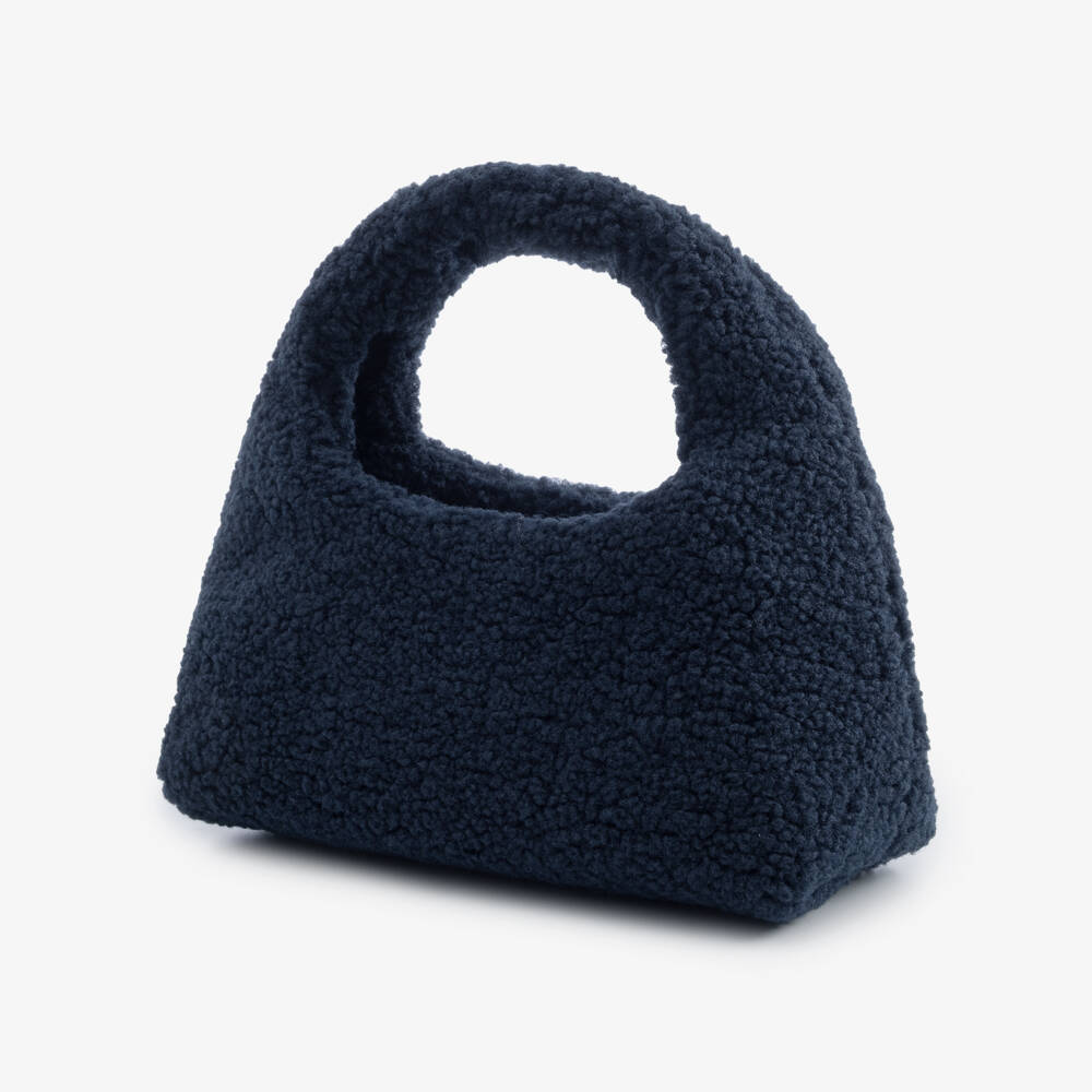 Tommy Hilfiger-Girls Dark Blue Teddy Bag (24cm) | Childrensalon