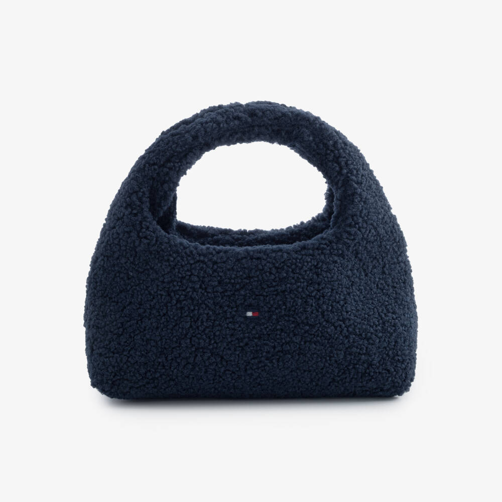 Tommy Hilfiger-Girls Dark Blue Teddy Bag (24cm) | Childrensalon
