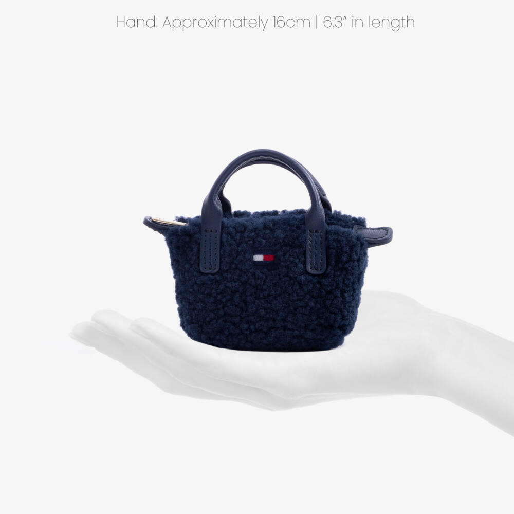 Tommy Hilfiger-Girls Mini Bag Charm in Dark Blue (12cm) | Childrensalon