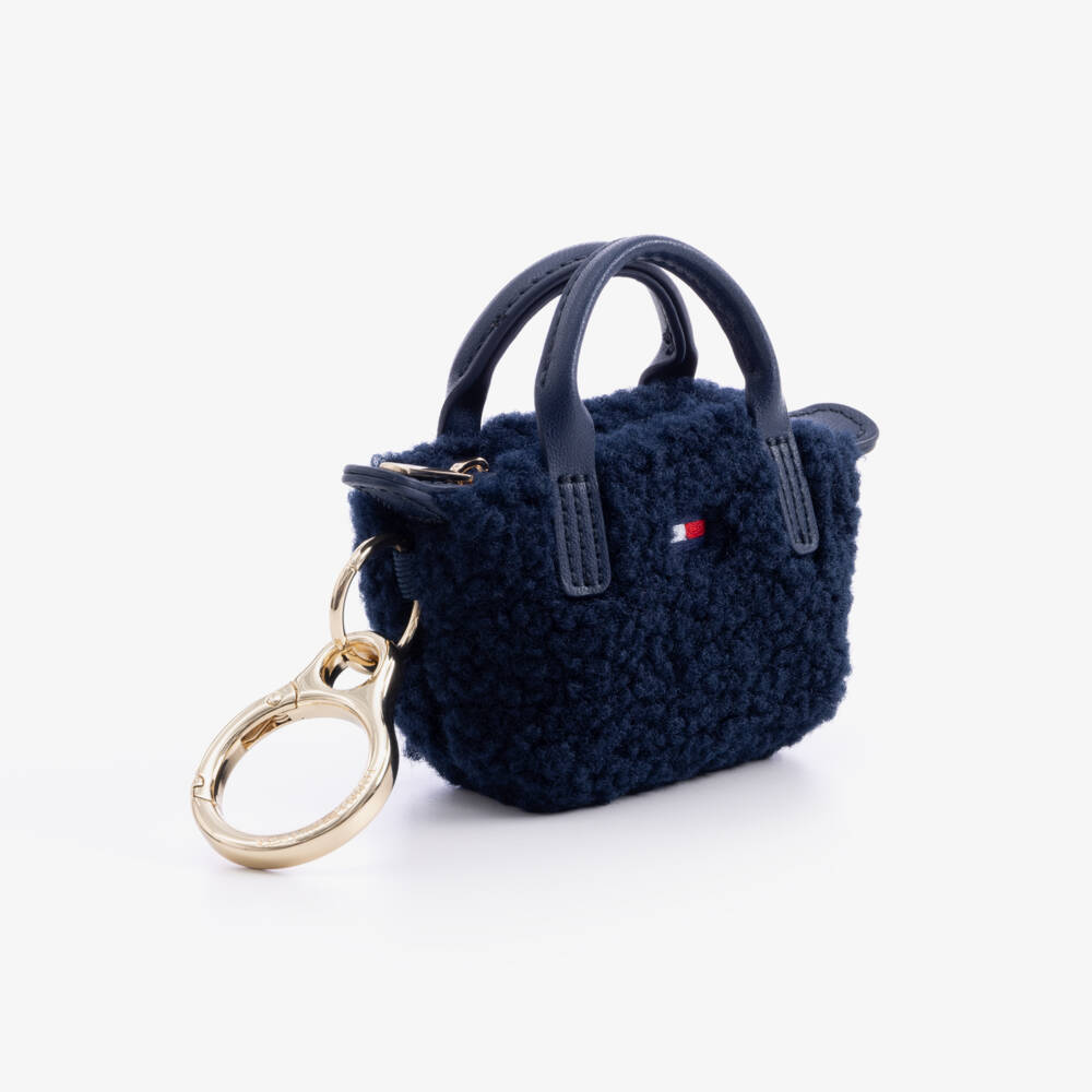 Tommy Hilfiger-Girls Mini Bag Charm in Dark Blue (12cm) | Childrensalon