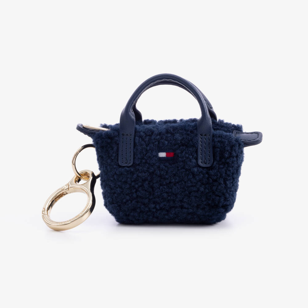 Tommy Hilfiger-Girls Mini Bag Charm in Dark Blue (12cm) | Childrensalon