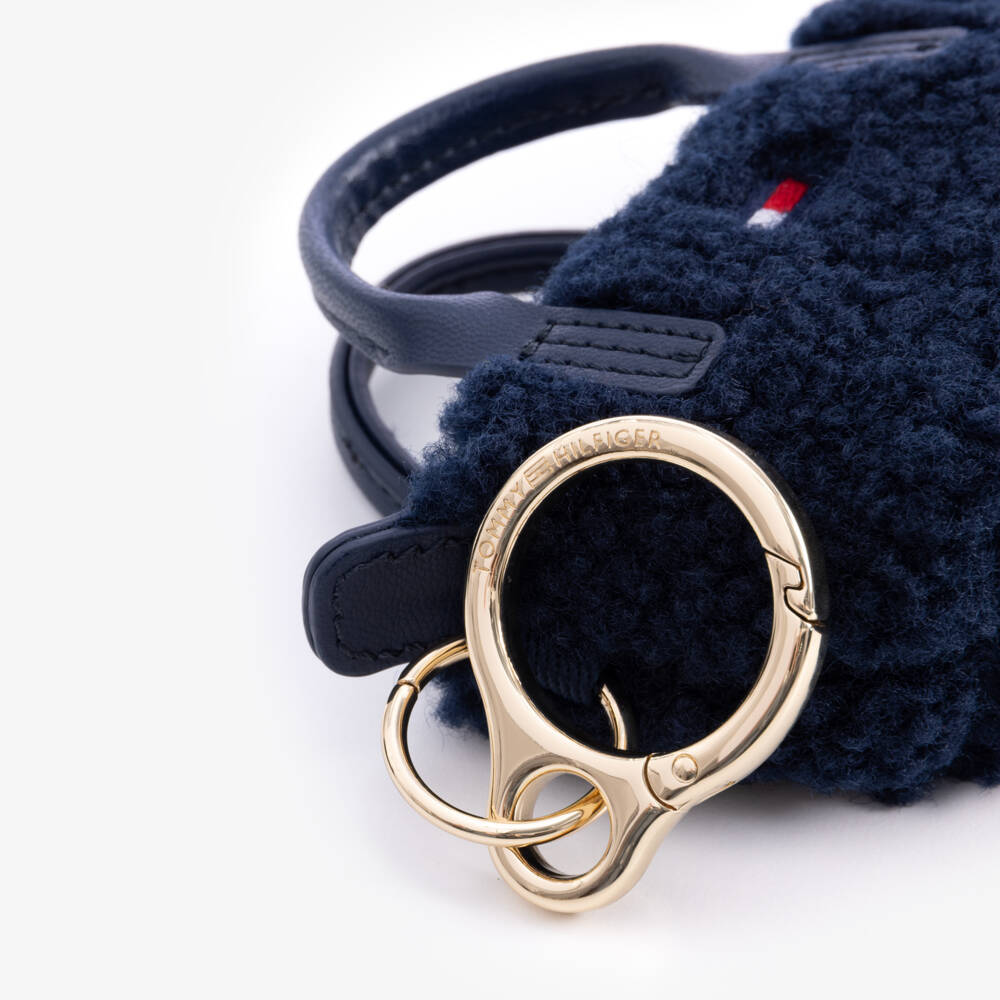 Tommy Hilfiger-Girls Mini Bag Charm in Dark Blue (12cm) | Childrensalon
