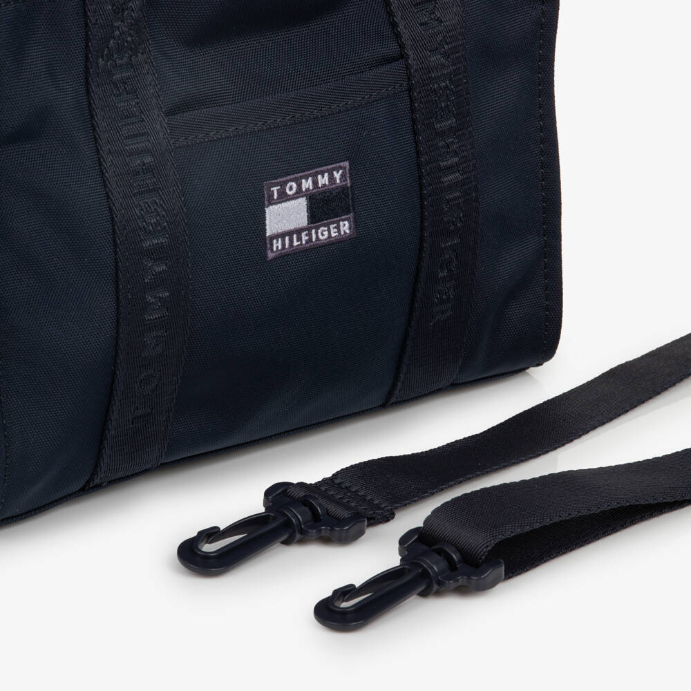 Tommy Hilfiger-Girls Navy Blue Flag Logo Cross Body Bag (23cm) | Childrensalon