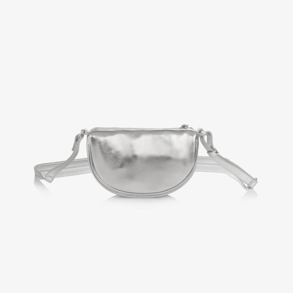 Tommy Hilfiger-Сумка на плечо серебристая из искусственной кожи для девочек (18см) | Childrensalon