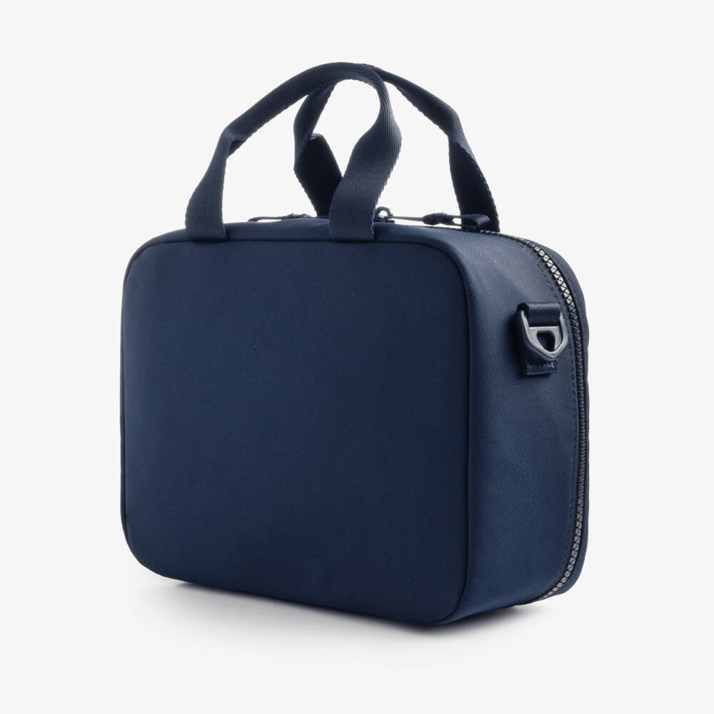 Tommy Hilfiger-Navy Blue Canvas Flag Logo Lunch Bag (23cm) | Childrensalon