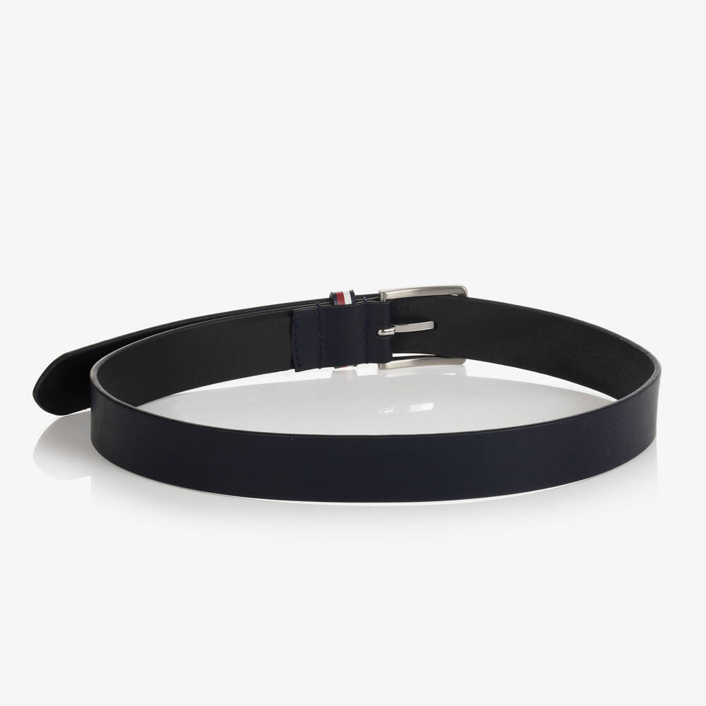 Tommy Hilfiger-Синий кожаный ремень | Childrensalon