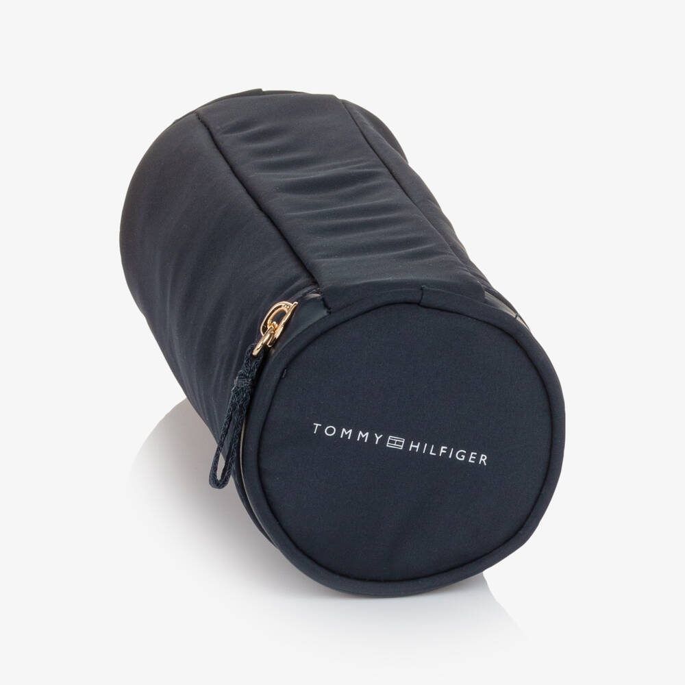 Tommy Hilfiger-Navy Blue Padded Changing Bag (43cm) | Childrensalon