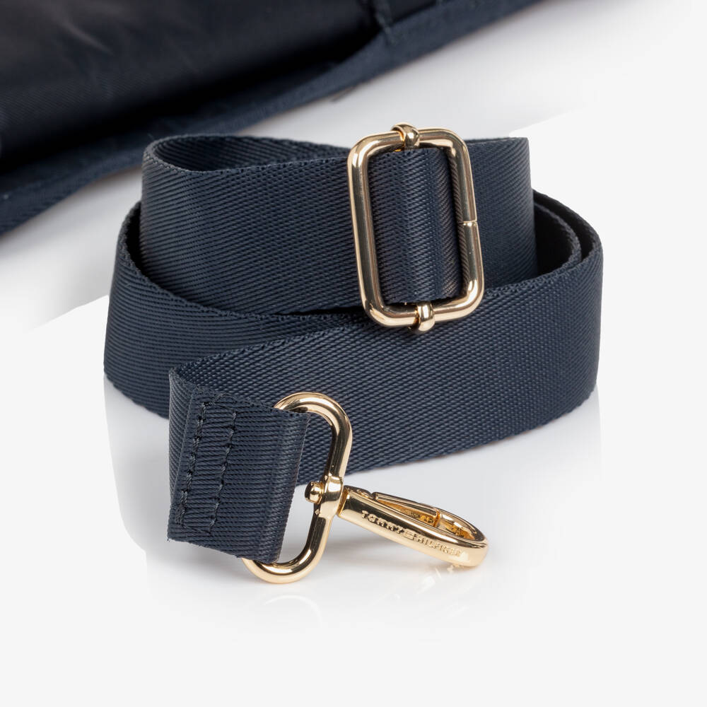 Tommy Hilfiger-Navy Blue Padded Changing Bag (43cm) | Childrensalon