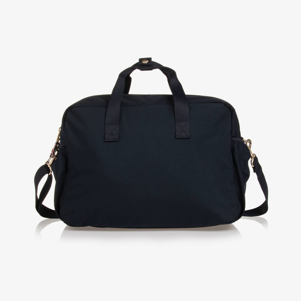 Tommy Hilfiger-Navy Blue TH Monogram Changing Bag (41cm) | Childrensalon