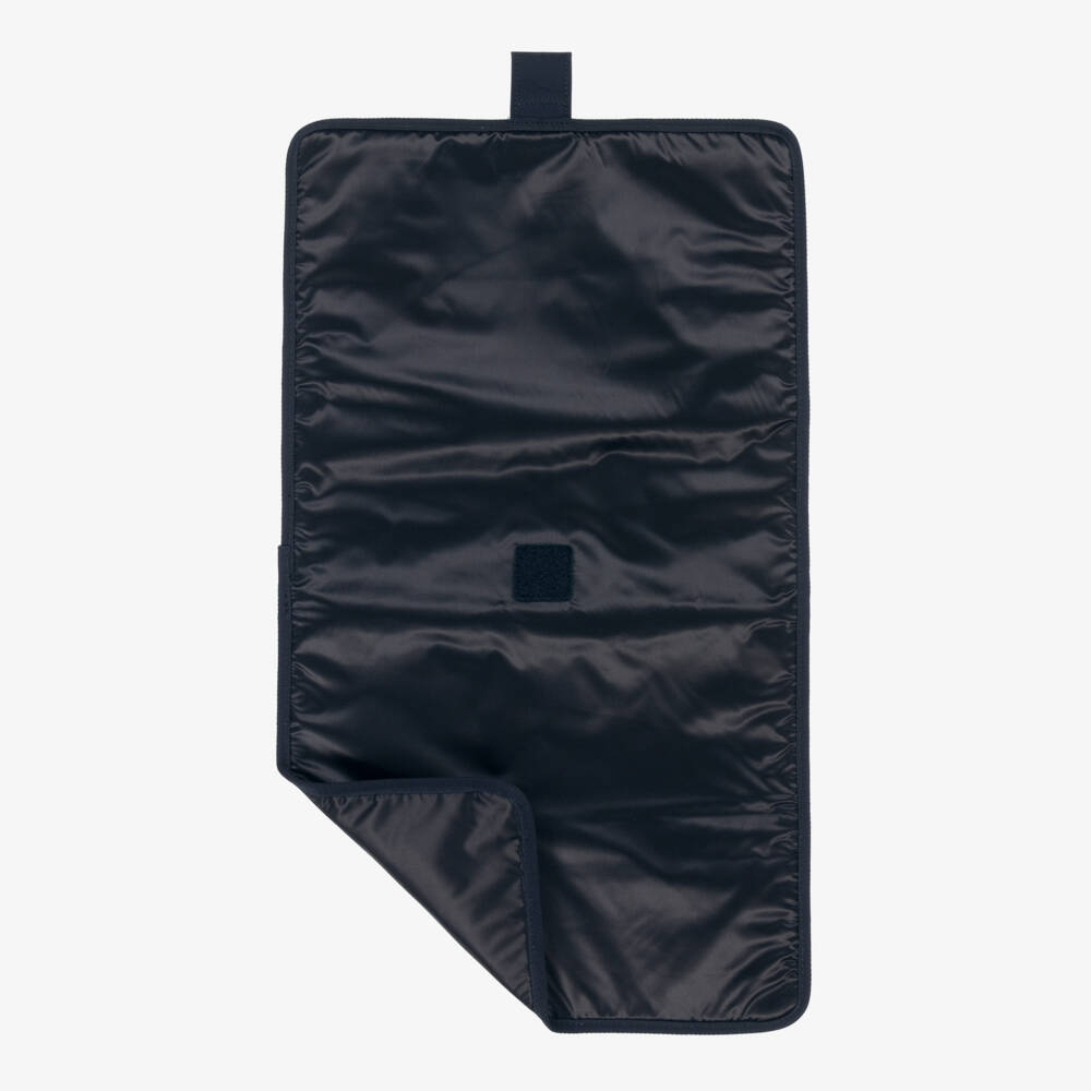 Tommy Hilfiger-Пеленальная сумка-тоут синяя с монограммой TH (42см) | Childrensalon