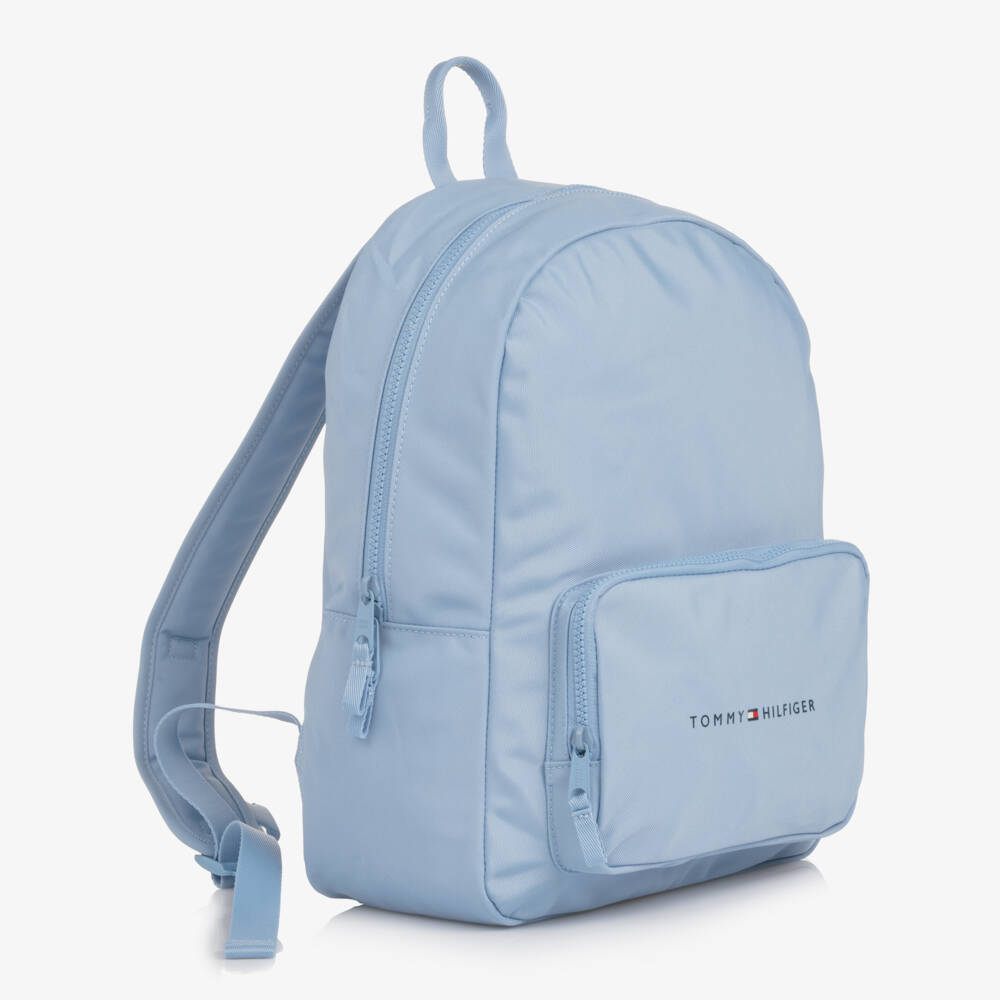 Tommy Hilfiger-حقيبة ظهر كانفاس لون أزرق فاتح (37 سم) | Childrensalon