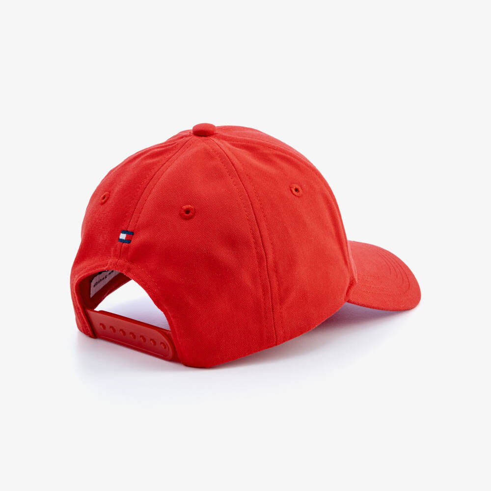 Tommy Hilfiger-Peanuts Flag Logo Cap in Red | Childrensalon