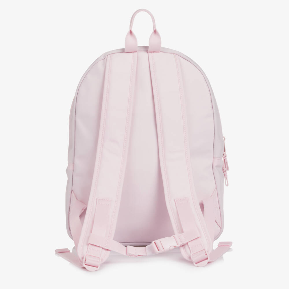 Tommy Hilfiger-Pink Canvas Backpack (37cm) | Childrensalon