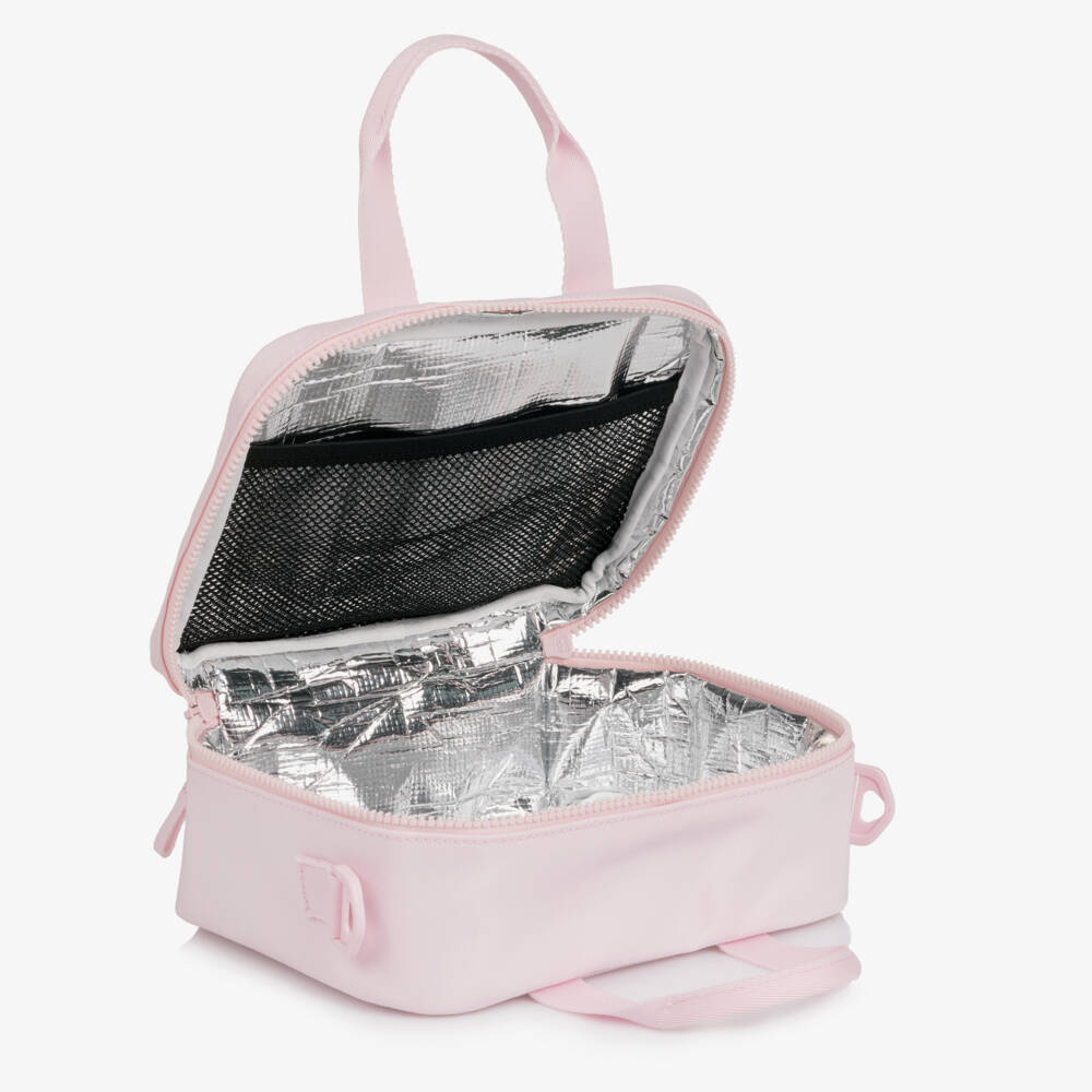 Tommy Hilfiger-Pink Logo Canvas Lunch Bag (23cm) | Childrensalon