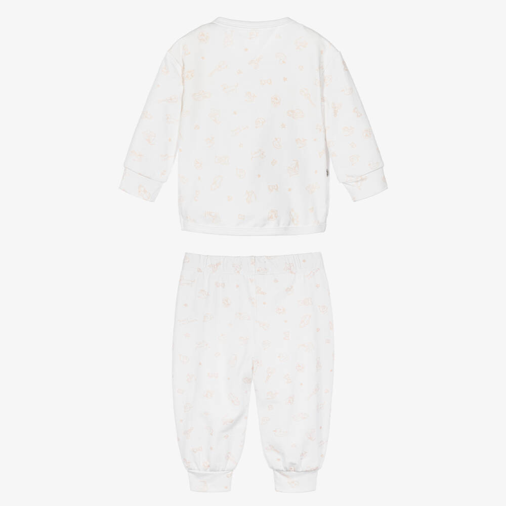 Tommy Hilfiger-Pink & White Newborn Baby Girl Gift Set | Childrensalon