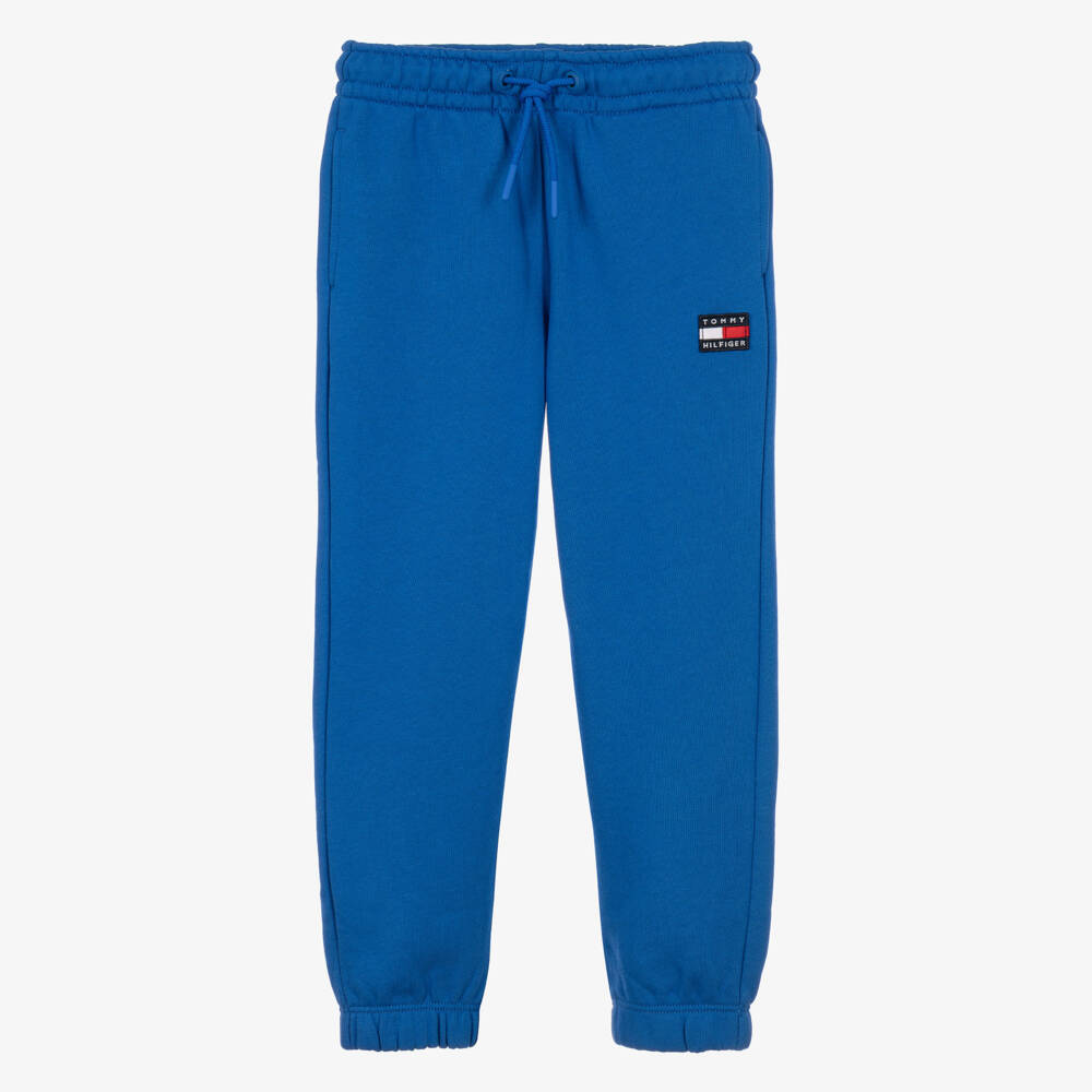 Tommy Hilfiger-Vibrant Blue Joggers with a Drawstring Waist | Childrensalon