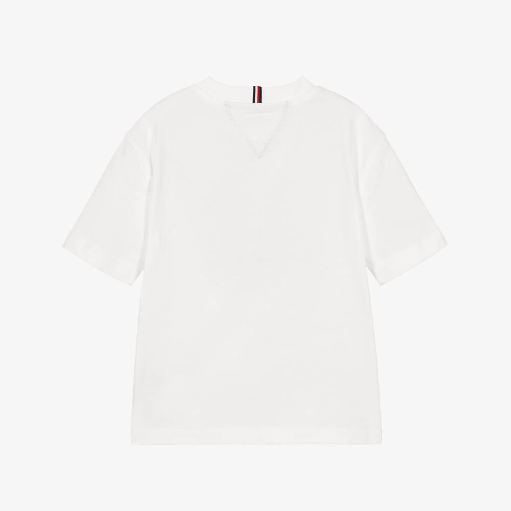 Tommy Hilfiger-White Peanuts Graphic T-Shirt | Childrensalon