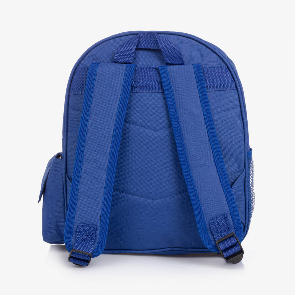 Treat Republic-Boys Blue Personalised Shark Backpack (30cm) | Childrensalon