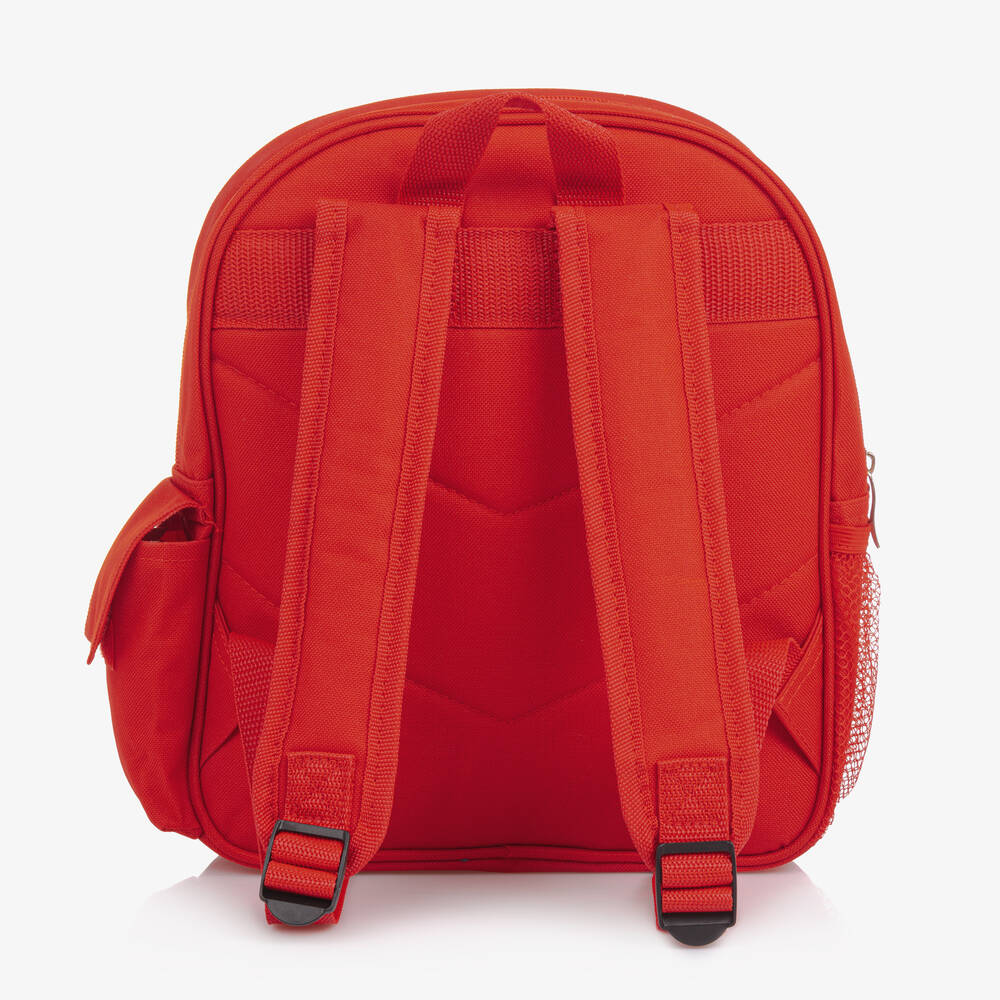 Treat Republic-Boys Red Personalised Rocket Backpack (30cm) | Childrensalon