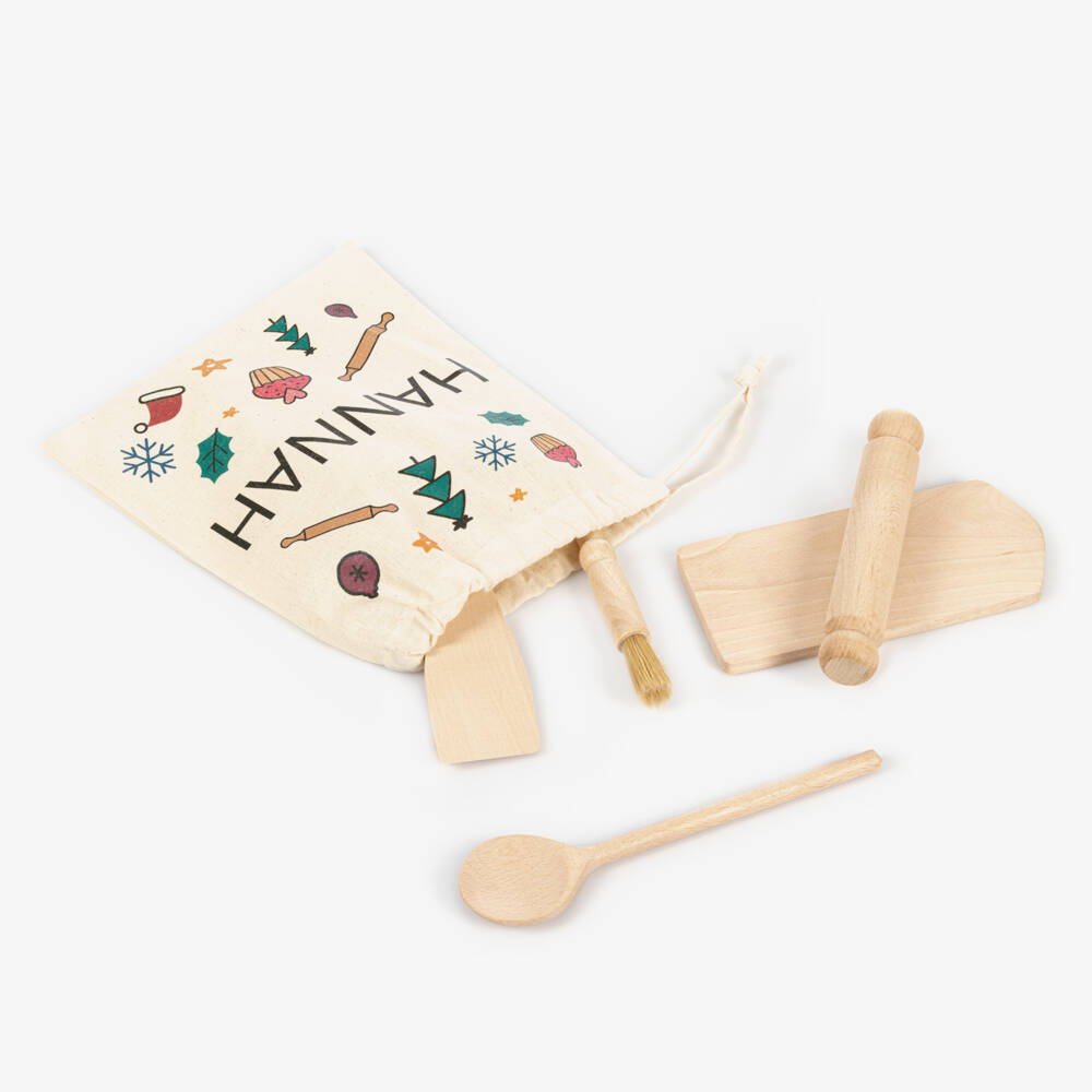 Treat Republic-طقم أدوات الخبز بتصميم إحتفالي مخصص (23 سم) | Childrensalon