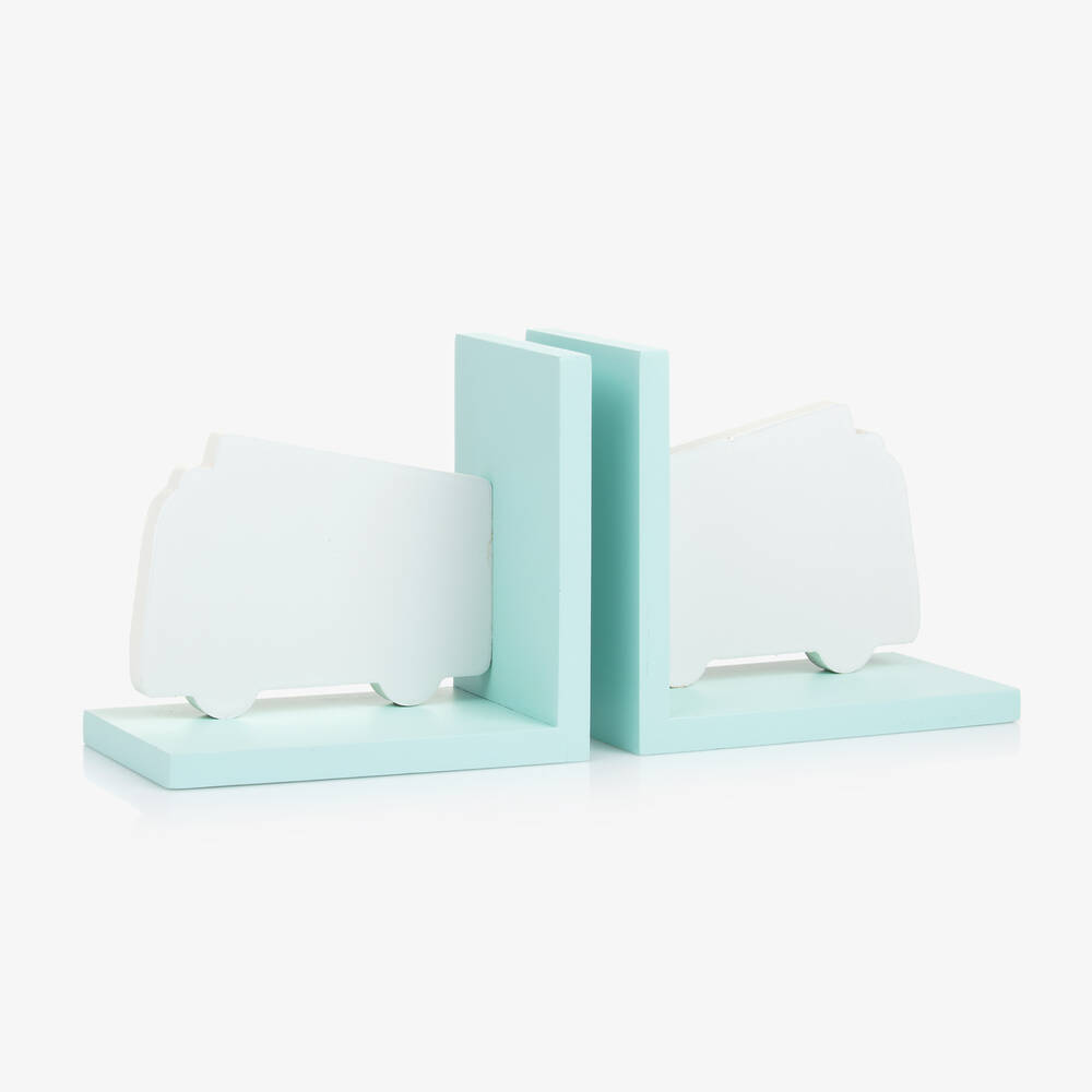 Treat Republic Sass & Belle-Personalised Fire Engine Bookends (30cm) | Childrensalon