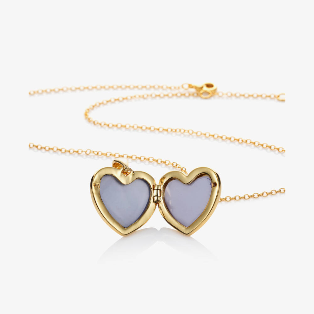 Treat Republic-Позолоченная цепочка с персонализированным медальоном | Childrensalon