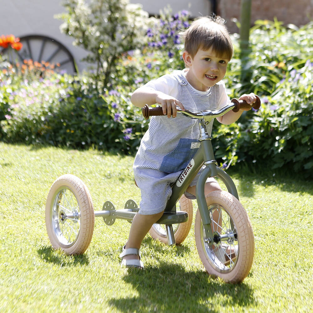 Trybike-Green 2-in-1 Trike | Childrensalon