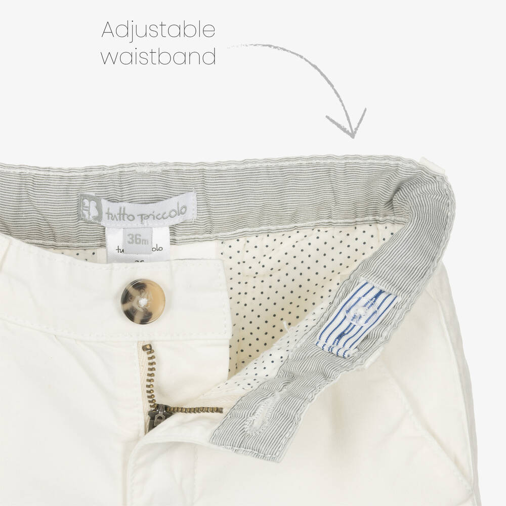 Tutto Piccolo-Комплект с шортами голубой из льна и хлопка для мальчиков | Childrensalon