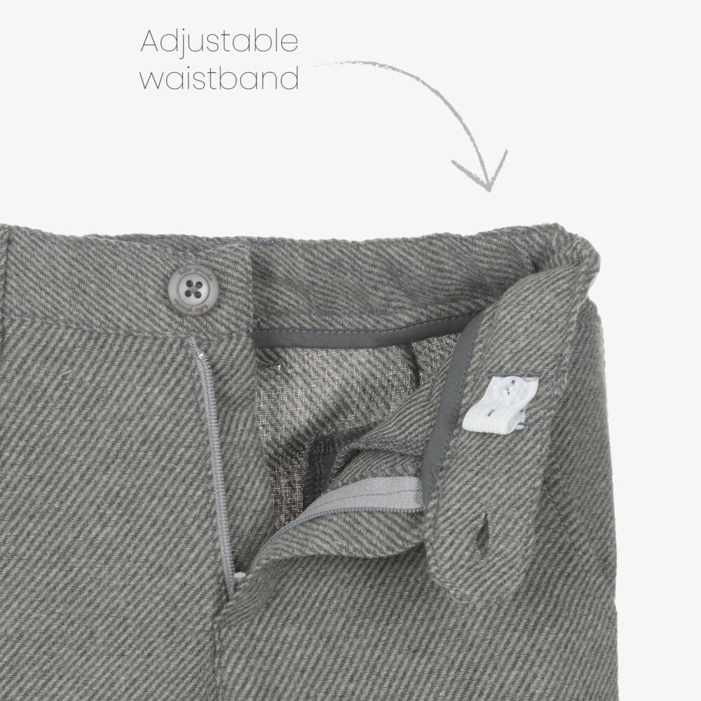 Tutto Piccolo-Костюм серый из хлопка для мальчиков | Childrensalon