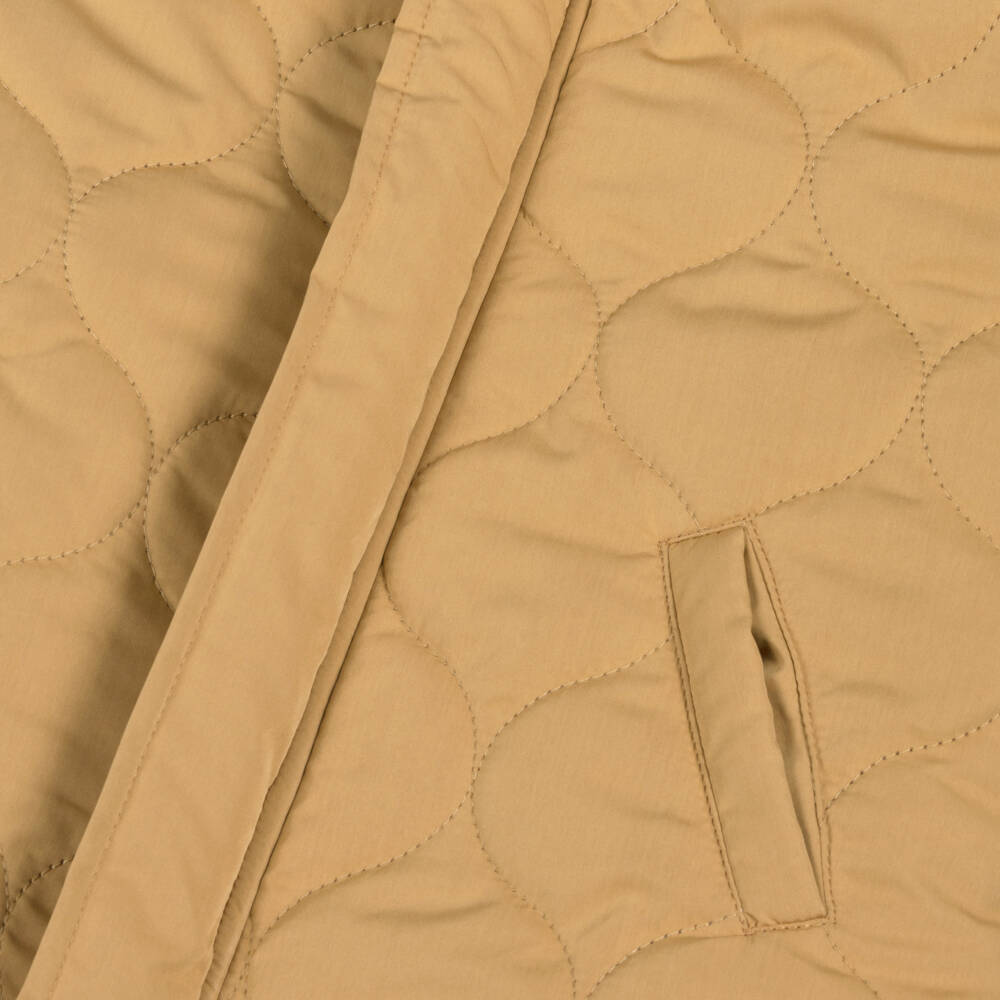 Tutto Piccolo-Куртка стеганая горчично-желтая для мальчиков | Childrensalon