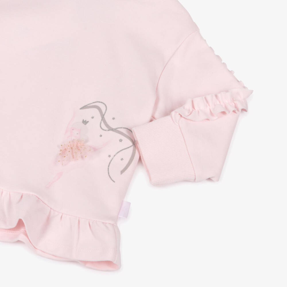 Tutto Piccolo-طقم ليقنز باليرينا لون زهري فاتح للبنات  | Childrensalon