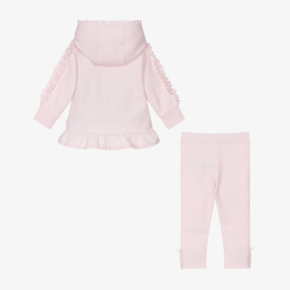 Tutto Piccolo-طقم ليقنز باليرينا لون زهري فاتح للبنات  | Childrensalon