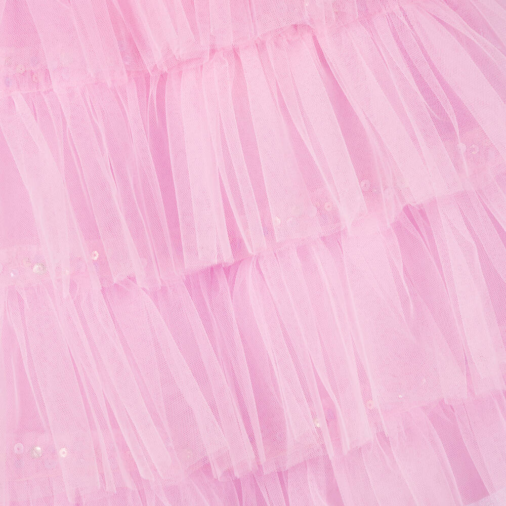 Tutu du Monde-Baby Girls Lilac Pink Tulle Dress with Sequins | Childrensalon