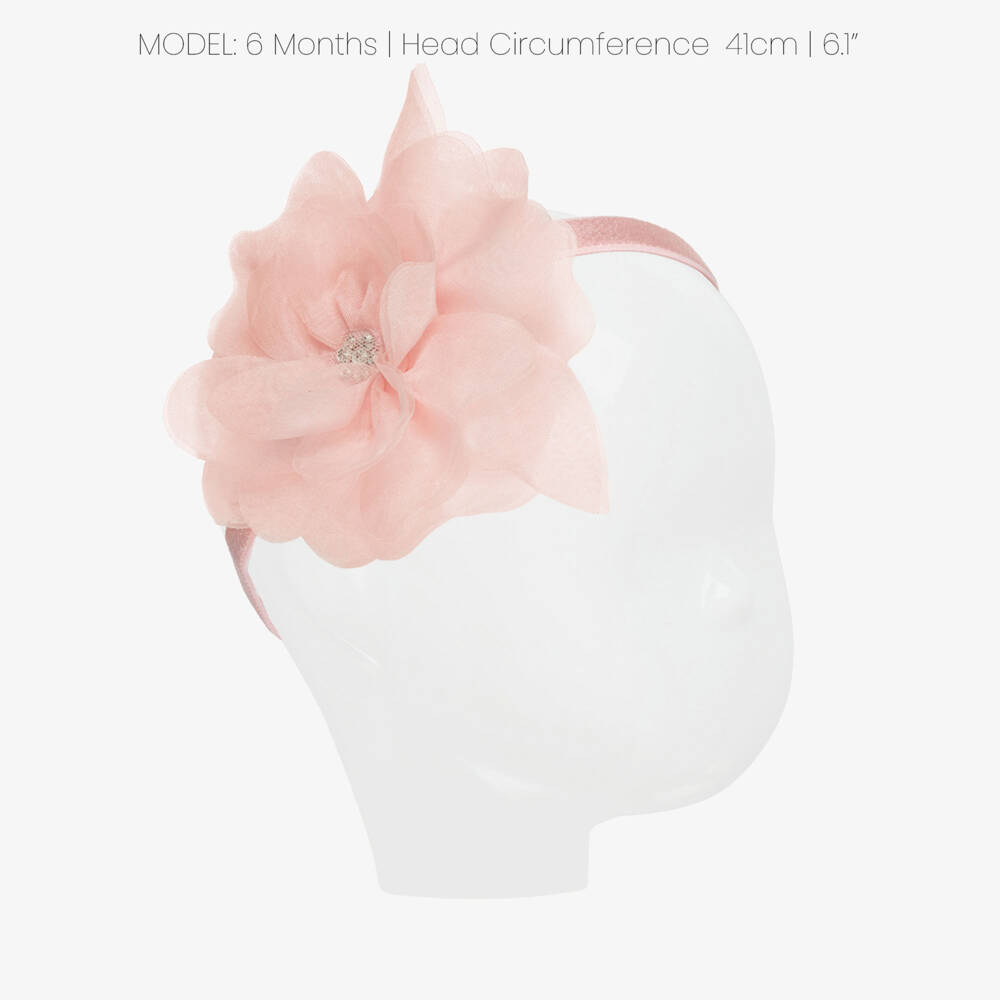 Tutu du Monde-Baby Girls Pale Pink Flower Headband | Childrensalon