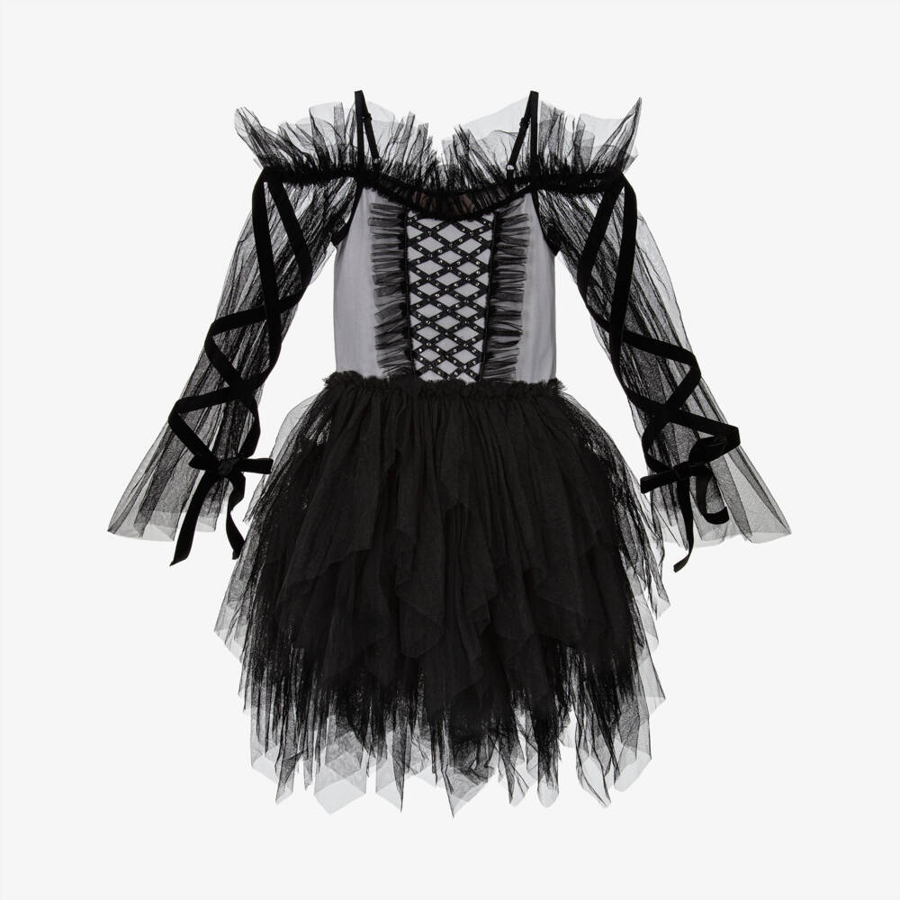Tutu du Monde-Girls Black Tulle Halloween Tutu Dress | Childrensalon