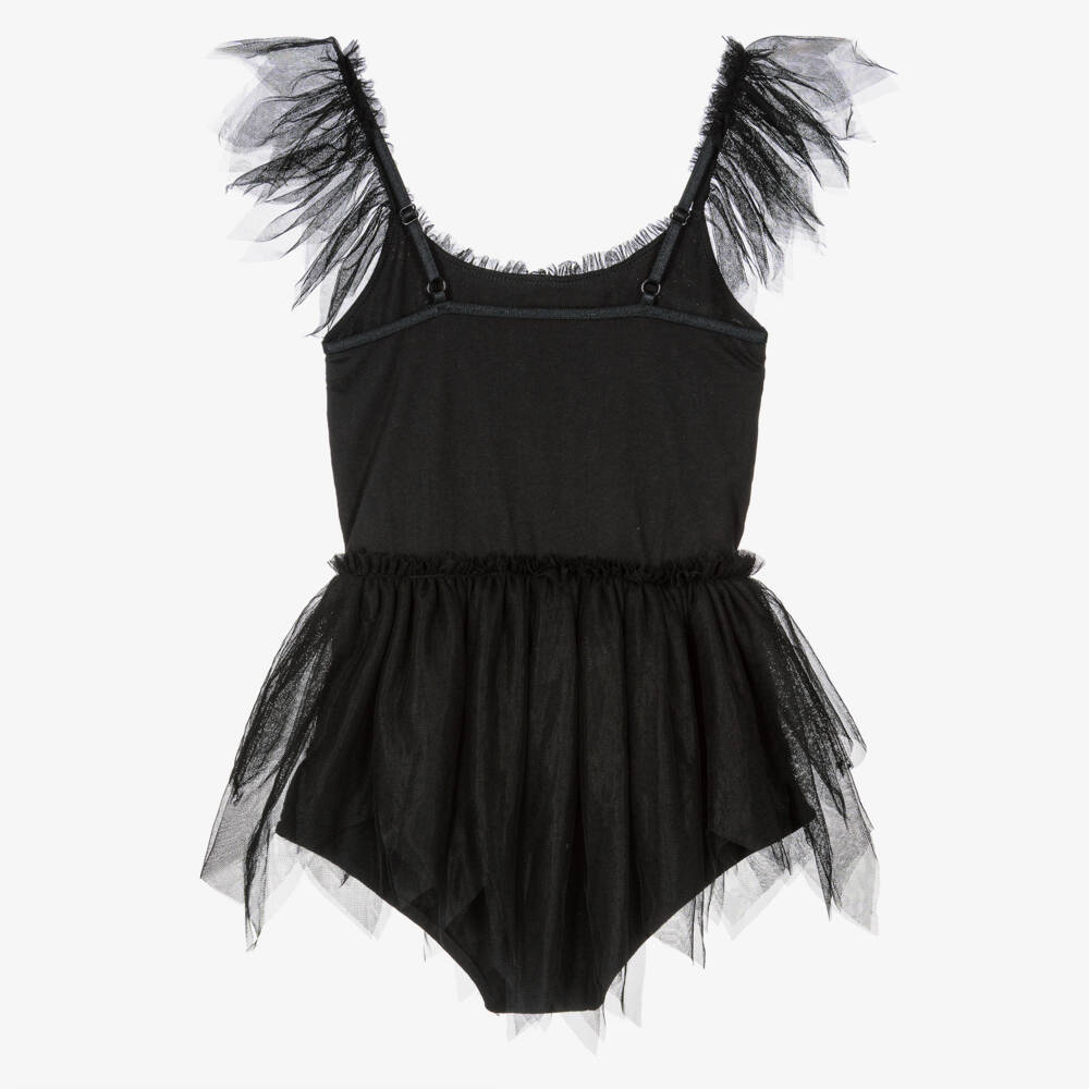 Tutu du Monde-Girls Black Tulle Skeleton Heart Halloween Costume | Childrensalon