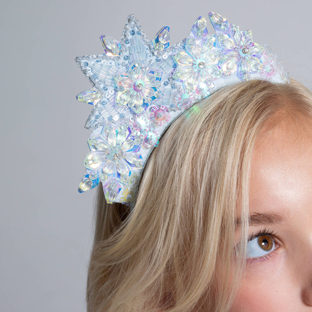 Tutu du Monde-Girls Blue Ice Tiara | Childrensalon