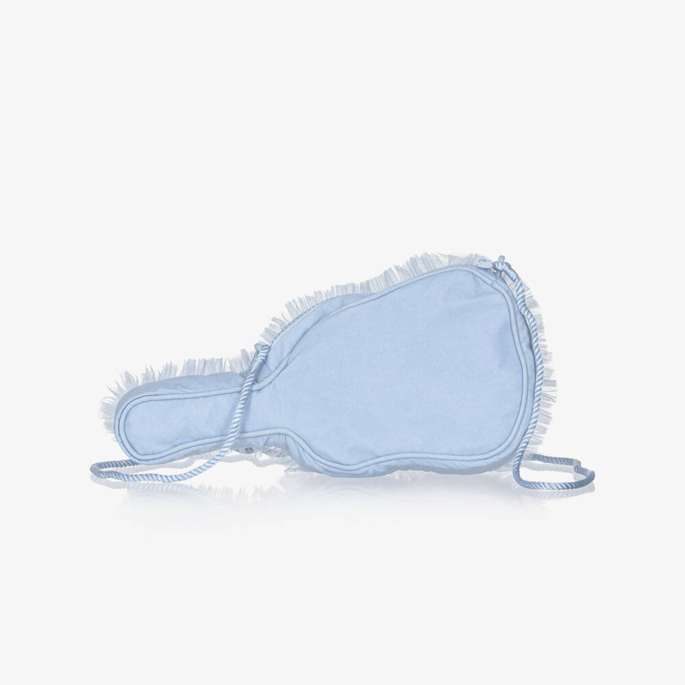 Tutu du Monde-Сумочка голубая в форме гитары с пайетками для девочек (29см) | Childrensalon