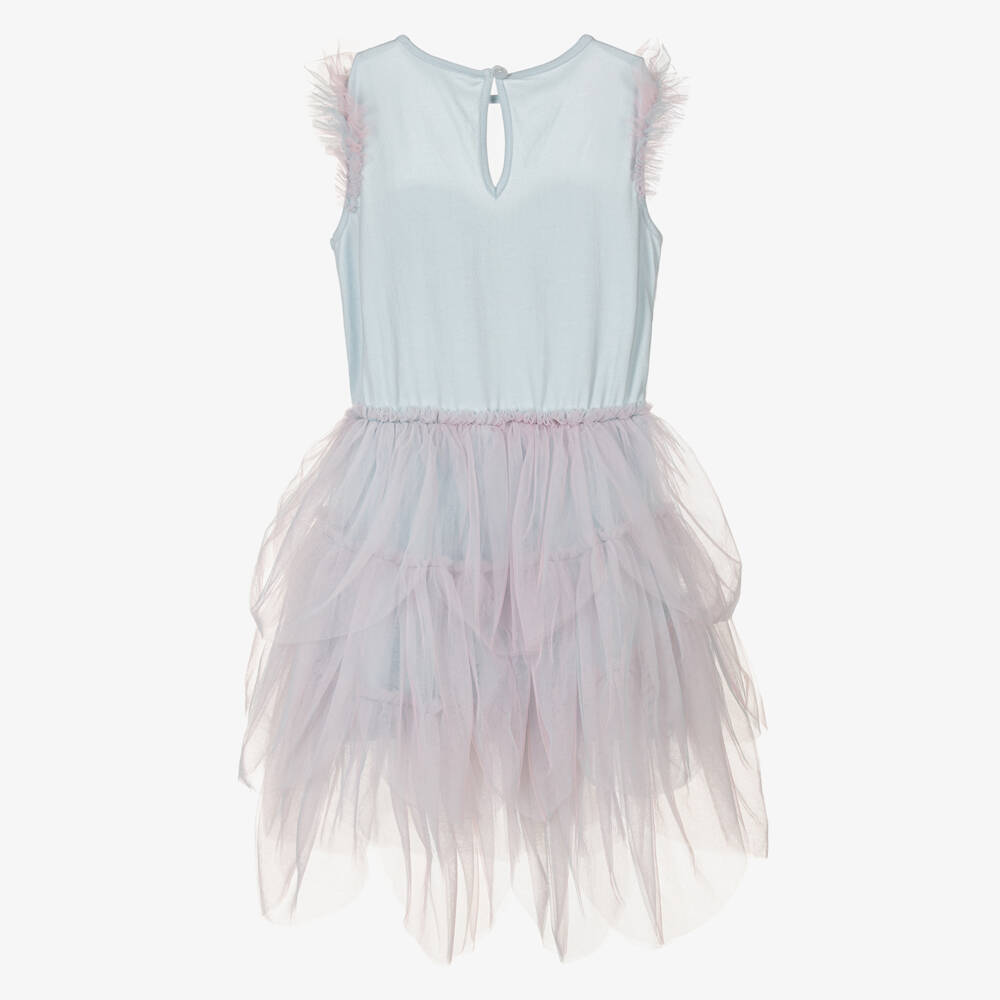 Tutu du Monde-Girls Blue Tulle Mermaid Costume | Childrensalon