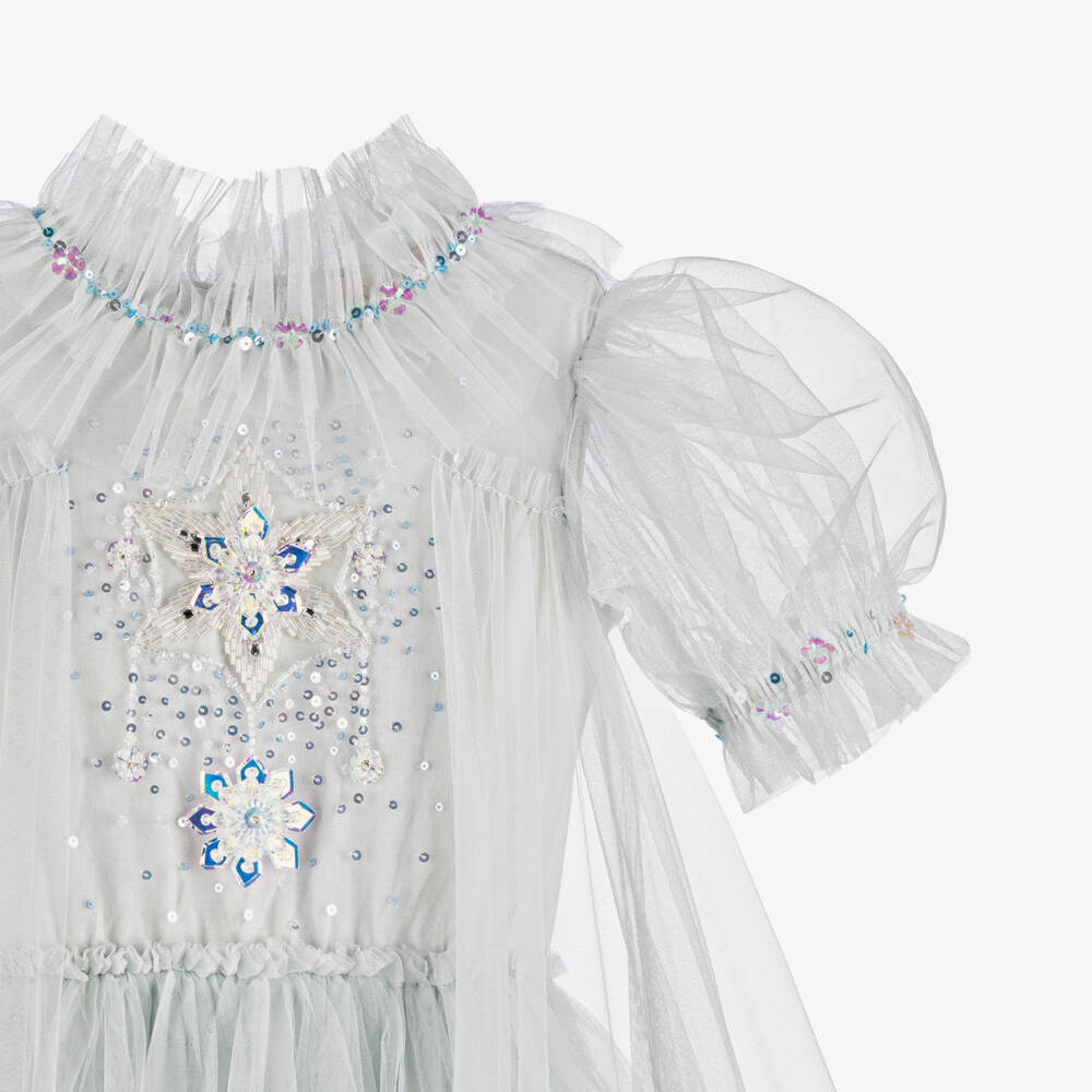 Tutu du Monde-Girls Blue Tulle & Sequin Princess Costume | Childrensalon