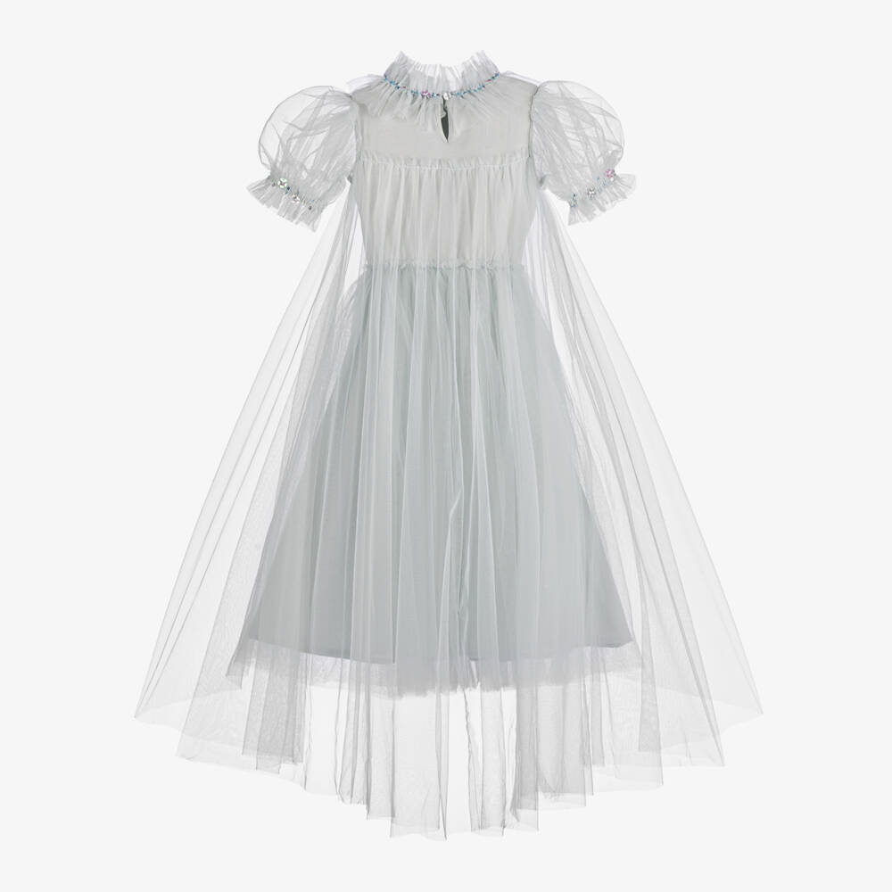 Tutu du Monde-Girls Blue Tulle & Sequin Princess Costume | Childrensalon