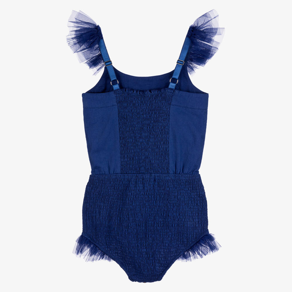 Tutu du Monde-Girls Blue Wonderful Wizard Onesie Costume | Childrensalon