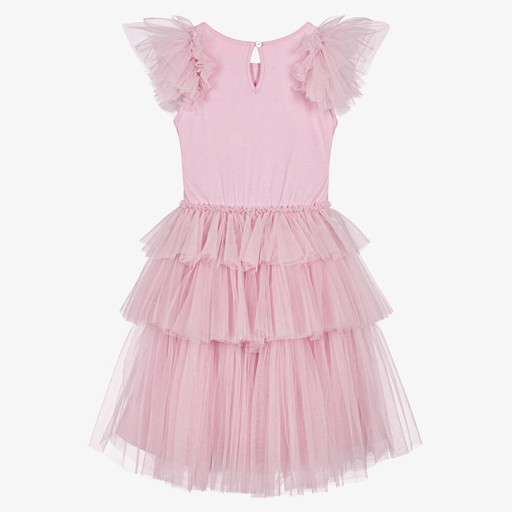 Tutu du Monde-فستان تول مزين بالترتر لون زهري للبنات | Childrensalon