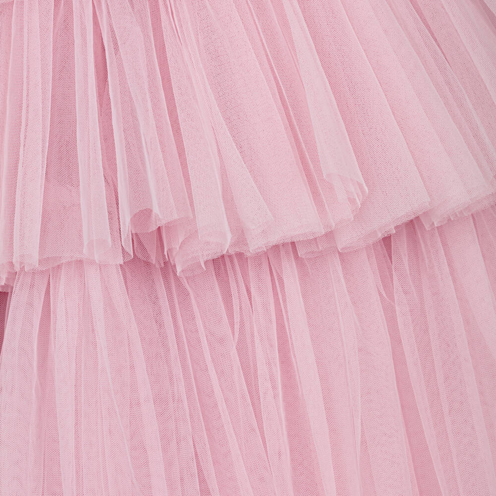 Tutu du Monde-فستان تول مزين بالترتر لون زهري للبنات | Childrensalon