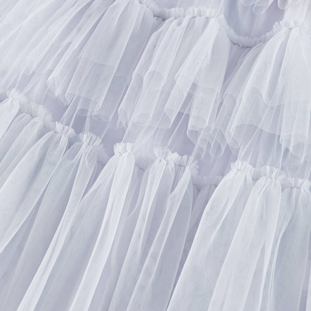 Tutu du Monde-Girls Lavender Blue Tiered Tulle Dress | Childrensalon