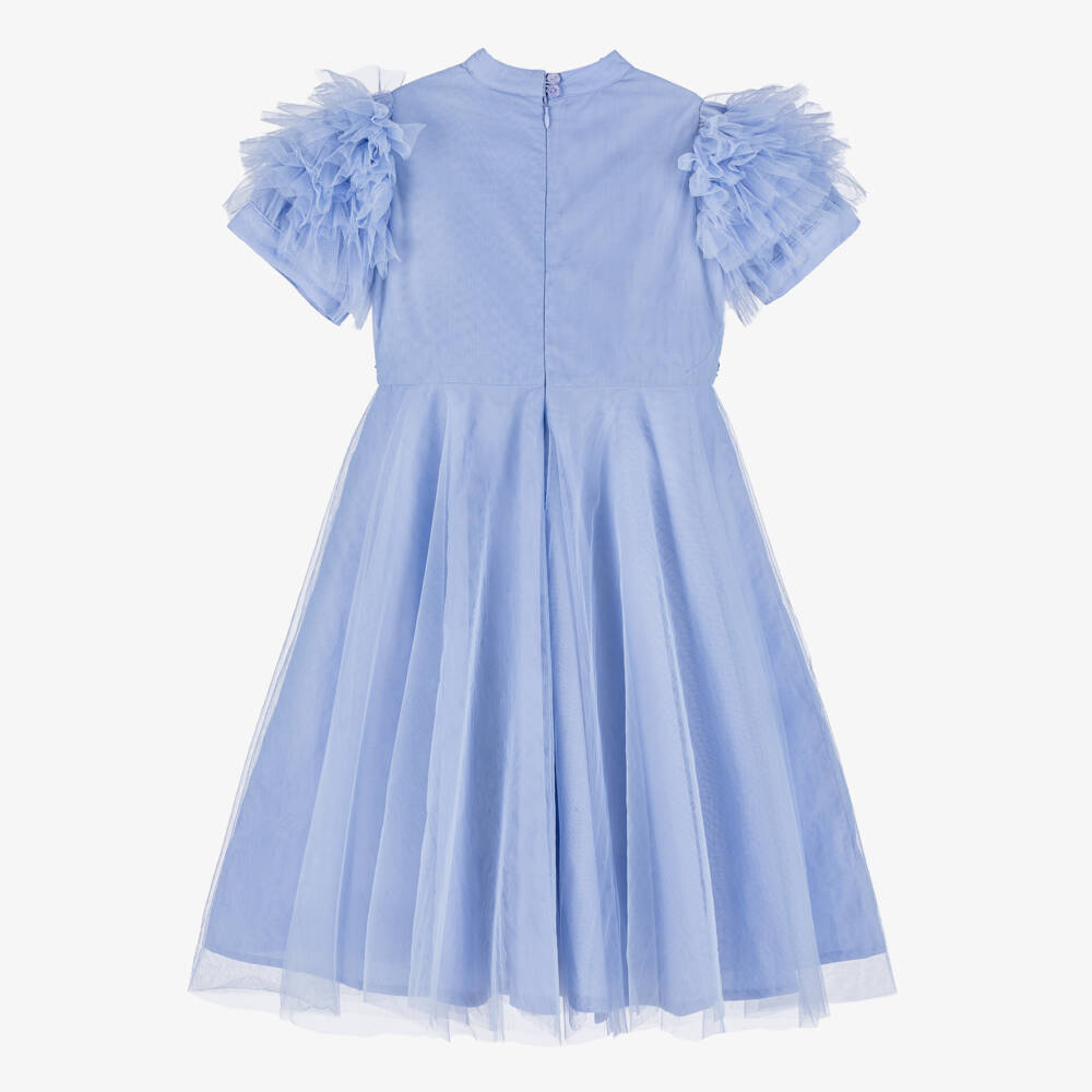 Tutu du Monde-فستان تول مزين بترتر لون بنفسجي للبنات | Childrensalon