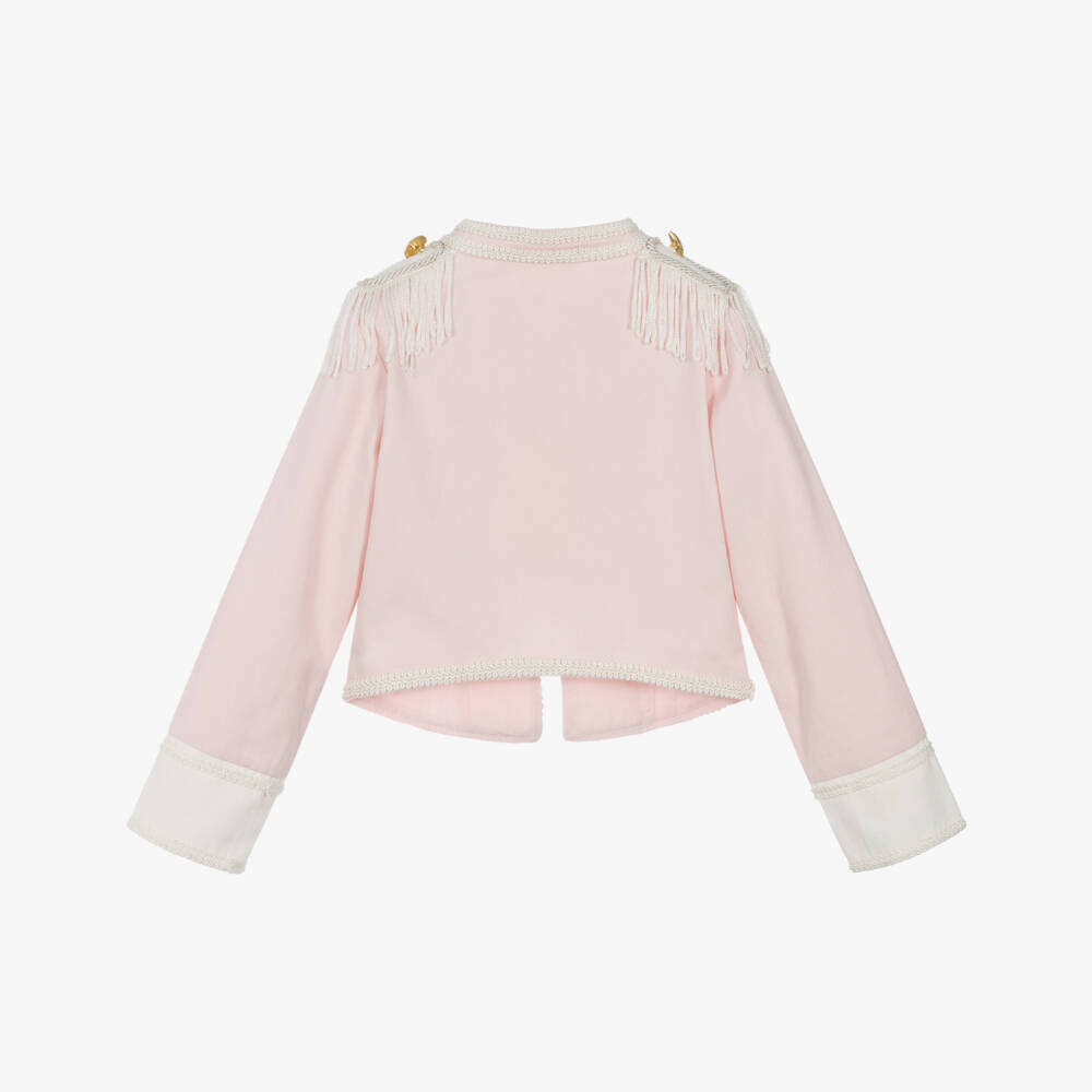 Tutu du Monde-Girls Pale Pink Circus Ringmaster Jacket | Childrensalon