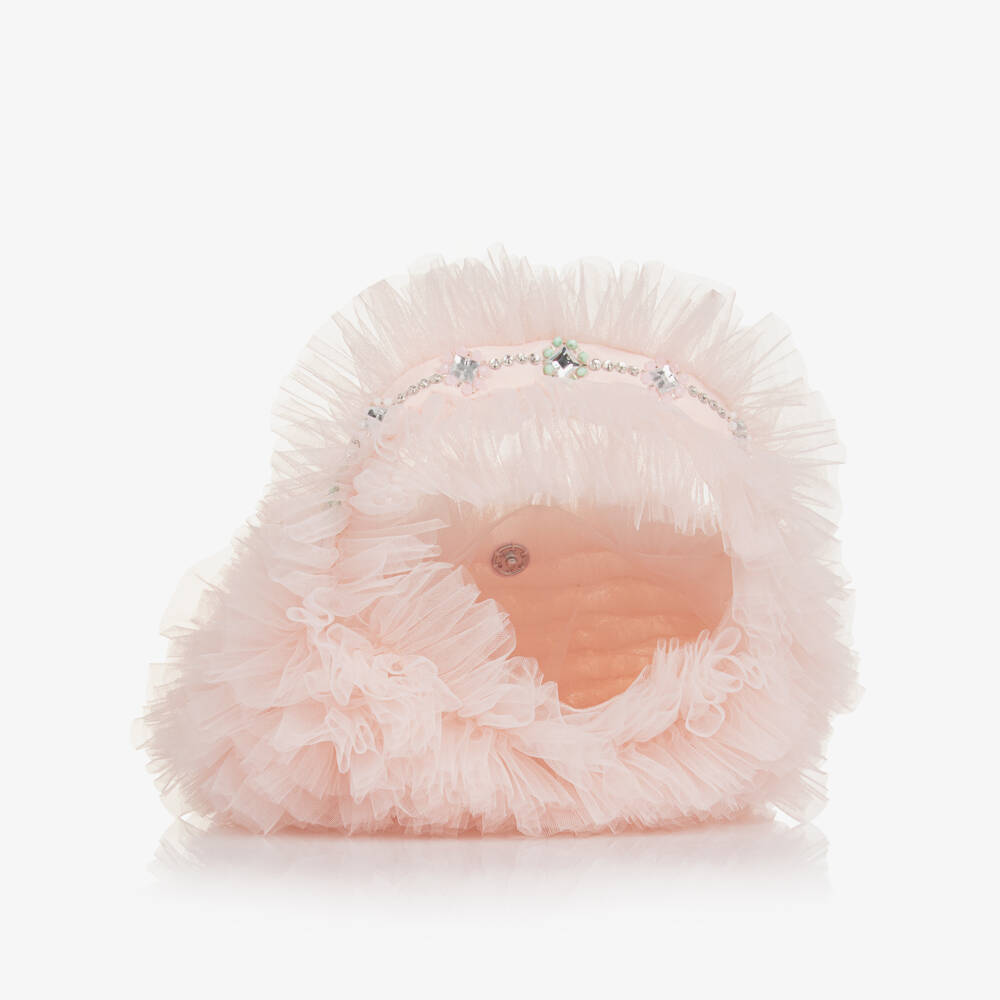 Tutu du Monde-Сумка бледно-розовая из тюля с оборками для девочек (30см) | Childrensalon